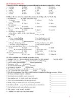 ĐỀ ÔN THI HSG ANH 7 SỐ 6