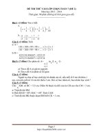 Đề toán lớp 7 - Đề kiểm tra, thi định kỳ, chọn học sinh năng khiếu toán lớp 7 tham khảo (4)