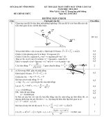 Đề thi học sinh giỏi môn vật lý lớp 10 (6)