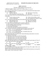 Đề thi môn vật lý lớp 8 - kiểm tra học kì, thi học sinh giỏi tham khảo bồi dưỡng (118)