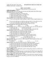 Đề thi môn vật lý lớp 8 - kiểm tra học kì, thi học sinh giỏi tham khảo bồi dưỡng (104)