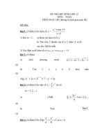 Đề thi học sinh giỏi Toán lớp 12 chọn lọc số 11