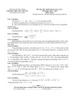 ĐỀ THI THỬ THPT Quốc gia Lần 1 năm học 2014-2015 môn Toán. Trường THPT Hàn Thuyên - tỉnh Bắc Ninh