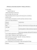 Đề thi học kì 2 môn sử lớp 5 năm 2014