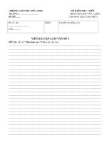 Đề ngữ văn 6 - đề kiểm tra, thi định kỳ học sinh giỏi tham khảo bồi dưỡng (141)