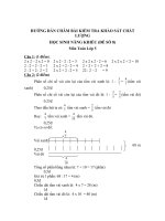 ĐỀ KIỂM TRA KHẢO sát CHẤT LƯỢNG học SINH NĂNG KHIẾU  môn TOÁN lớp 5(đề số 8)