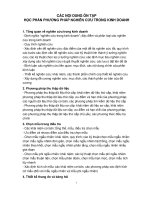 Đề Cương Ôn Tập phương pháp nghiên cứu kinh doanh