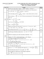 Đề thi học sinh giỏi môn vật lý lớp 10 (101)