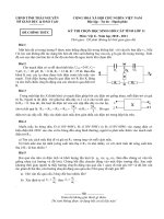 Đề thi học sinh giỏi tổng hợp môn vật lý THPT (10)