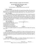 Đề thi môn vật lý lớp 8 - kiểm tra học kì, thi học sinh giỏi tham khảo bồi dưỡng (38)