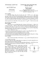 Đề thi Học sinh giỏi môn vật lý lớp 12 (15)