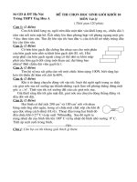 Đề thi học sinh giỏi môn vật lý lớp 10 (79).DOC