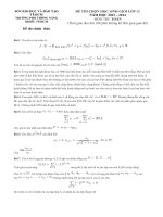 Đề thi học sinh giỏi lớp 12 THPT năng khiếu TP HCM năm 2013 - 2014 môn toán