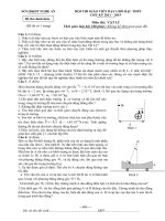 Đề thi học sinh giỏi môn vật lý lớp 10 (71)