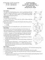 Đề thi học sinh giỏi tổng hợp môn vật lý THPT (85)
