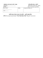 Đề ngữ văn 6 - đề kiểm tra, thi định kỳ học sinh giỏi tham khảo bồi dưỡng (140)