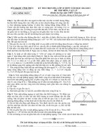 đề thi chọn hsg vật lí lớp 10 vĩnh phúc  đề số 6