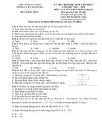 Đề thi vật lý 9 - Đề học sinh giỏi sưu tầm bồi dưỡng (50)