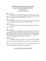 ĐỀ KIỂM TRA KHẢO sát CHẤT LƯỢNG học SINH NĂNG KHIẾU môn TOÁN lớp 5(đề số 26)