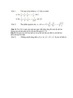 Đề toán lớp 7 - Đề kiểm tra, thi định kỳ, chọn học sinh năng khiếu toán lớp 7 tham khảo (67)