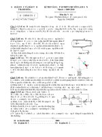 Đề thi vật lý 9 - Đề học sinh giỏi lý vào 10 chuyên Lam Sơn sưu tầm bồi dưỡng