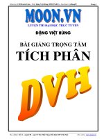 Chuyên đề nguyên hàm tích phân