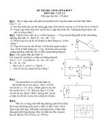 Đề thi Bồi dưỡng học sinh giỏi Vật lý lớp 9 số 25
