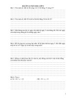 Đề thi lớp 2 - sưu tầm đề thi , kiểm tra toán, thi học sinh giỏi bồi dưỡng (25)