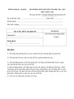 Bộ đề thi học sinh giỏi Tiếng Anh lớp 8 số 4