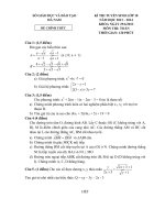Đề thi tuyển sinh lớp 10 THPT tỉnh Hà Nam năm học 2013 - 2014 môn Toán (Có đáp án)