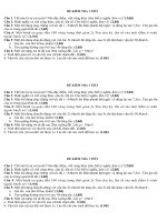 ĐỀ KIỂM TRA 1 TIẾT MÔN VẬT LÝ 10