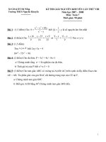 Đề toán lớp 7 - Đề kiểm tra, thi định kỳ, chọn học sinh năng khiếu toán lớp 7 tham khảo (69)