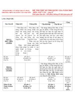 đề thi thử ngữ văn tỉnh cà mau