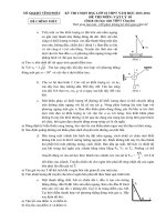 đề thi chọn hsg vật lí lớp 10 vĩnh phúc năm 2014 đề số 8