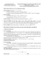 Đề thi thử ĐH 2014 môn Toán tỉnh Vĩnh Phúc THPT Ngô Gia Tự khối A