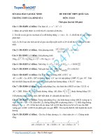 Đề thi thử THPT môn Toán 2015 số 32