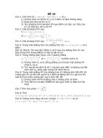 đề ôn thi tốt nghiệp thpt môn toán, đề tham khảo số 16