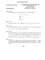 Đề thi học sinh giỏi TP Hồ Chí Minh lớp 12 THPT năm 2012 - 2013 môn Toán (vòng 2)