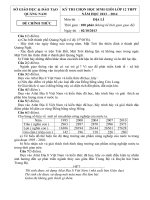 Đề thi học sinh giỏi lớp 12 THPT tỉnh Quảng Nam năm 2013 - 2014 môn địa