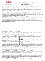 đề thi thử môn hóa trung tâm luyện thi quốc gia