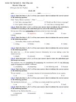 Đề thi thử đại học môn Tiếng Anh (6)