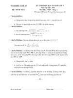 Đề thi học sinh giỏi Toán 9 số 14