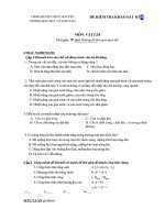 Đề thi môn vật lý lớp 8 - kiểm tra học kì, thi học sinh giỏi tham khảo bồi dưỡng (114)