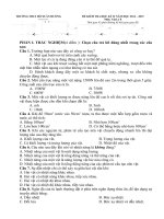 Đề thi môn vật lý lớp 8 - kiểm tra học kì, thi học sinh giỏi tham khảo bồi dưỡng (15)