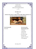 ĐÁNH GIÁ MỨC ĐỘ LỰA CHỌN SỬ DỤNG ĐIỆN THOẠI SAMSUNG CỦA SINH VIÊN TRƯỜNG ĐẠI HỌC KINH TẾ HUẾ