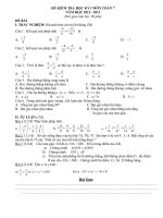 Đề toán lớp 7 - Đề kiểm tra, thi định kỳ, chọn học sinh năng khiếu toán lớp 7 tham khảo (73)