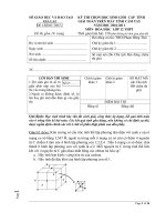 Đề thi học sinh giỏi Giải toán trên Máy tính cầm tay cấp tỉnh Gia Lai môn Hóa lớp 12 (2010 - 2011)