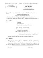 Đề ngữ văn 6 - đề kiểm tra, thi định kỳ học sinh giỏi tham khảo bồi dưỡng (26)