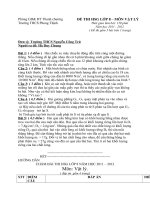 Đề thi môn vật lý lớp 8 - kiểm tra học kì, thi học sinh giỏi tham khảo bồi dưỡng (48)