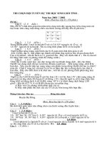 Đề thi học sinh giỏi Hóa học 9 số 71